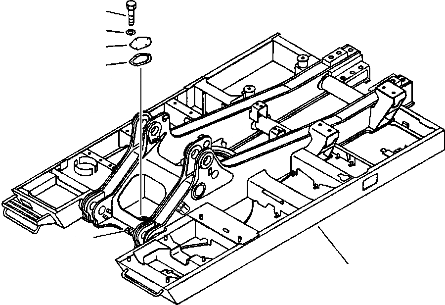 Схема запчастей Komatsu PC650-5 & PC650LC-5 - ОСНОВНАЯ РАМА ASSEMBLY (ВЫС. КАБИНА) W/СЪЕМ ПРОТИВОВЕСА И ПРЕДОТВРАЩЕНИЕ СМЕЩЕНИЮ КЛАПАН ОСНОВНАЯ РАМА И ЕЕ ЧАСТИ