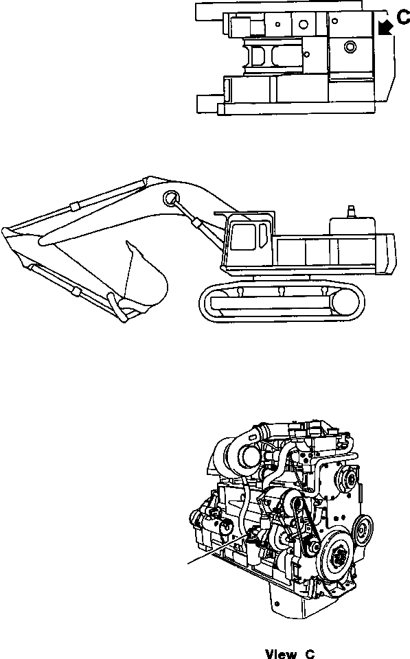 Схема запчастей Komatsu PC650-5 & PC650LC-5 - MARKS & ПЛАСТИНЫ ВОДН. УПРАВЛ-Е МАРКИРОВКА