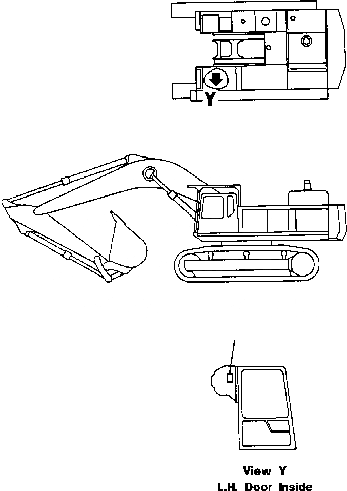 Схема запчастей Komatsu PC650-5 & PC650LC-5 - MARKS & ПЛАСТИНЫ LIFT ЕМКОСТЬ TABLE МАРКИРОВКА