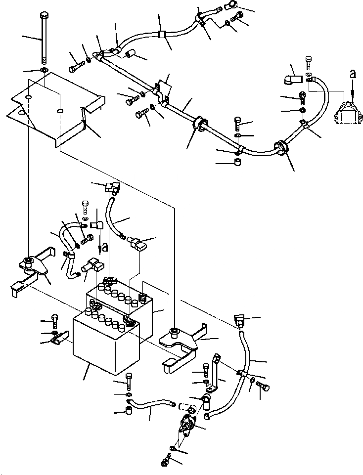 Схема запчастей Komatsu PC88MR-8 - E- АККУМУЛЯТОР С АККУМУЛЯТОР DISCONNECT ПЕРЕКЛЮЧАТЕЛЬ ЭЛЕКТРИКА