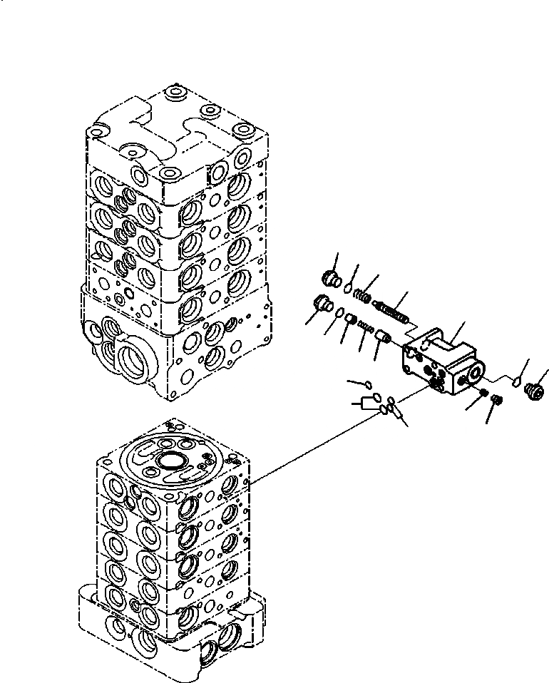 Схема запчастей Komatsu PC88MR-8 - H- ОСНОВН. УПРАВЛЯЮЩ. КЛАПАН С ДОПОЛН. АКТУАТОР AND/OR СЕРВИСНЫЙ КЛАПАН (/) ГИДРАВЛИКА