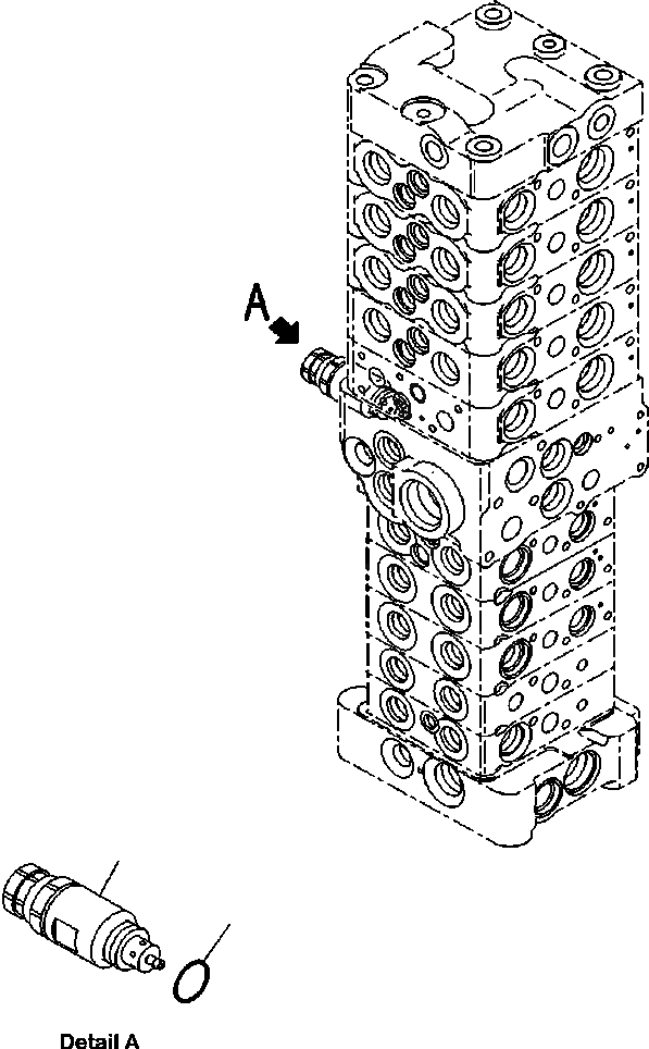 Схема запчастей Komatsu PC88MR-8 - H- ОСНОВН. УПРАВЛЯЮЩ. КЛАПАН С ДОПОЛН. АКТУАТОРS (/7) ГИДРАВЛИКА