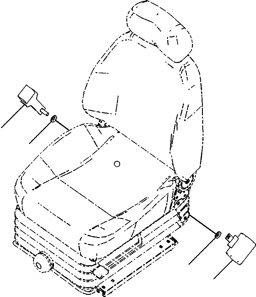 Схема запчастей Komatsu PC88MR-8 - K- РЕМЕНЬ БЕЗОПАСНОСТИ MM ( INCH) ШИР. OPERATOR\XD S ОБСТАНОВКА И СИСТЕМА УПРАВЛЕНИЯ