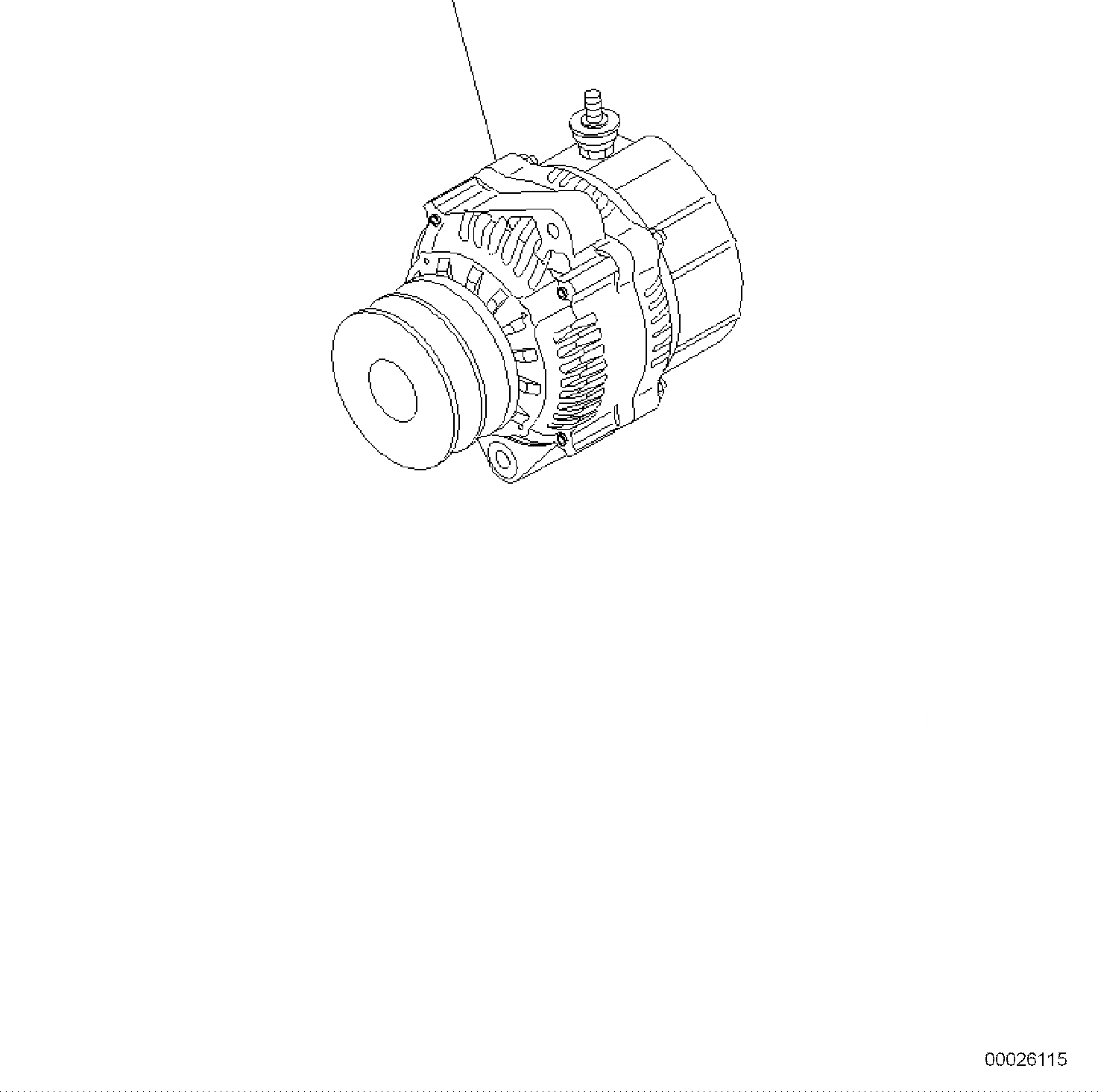 Схема запчастей Komatsu PW118MR-8 - ГЕНЕРАТОР (A) ДВИГАТЕЛЬ ЭЛЕКТРИКА