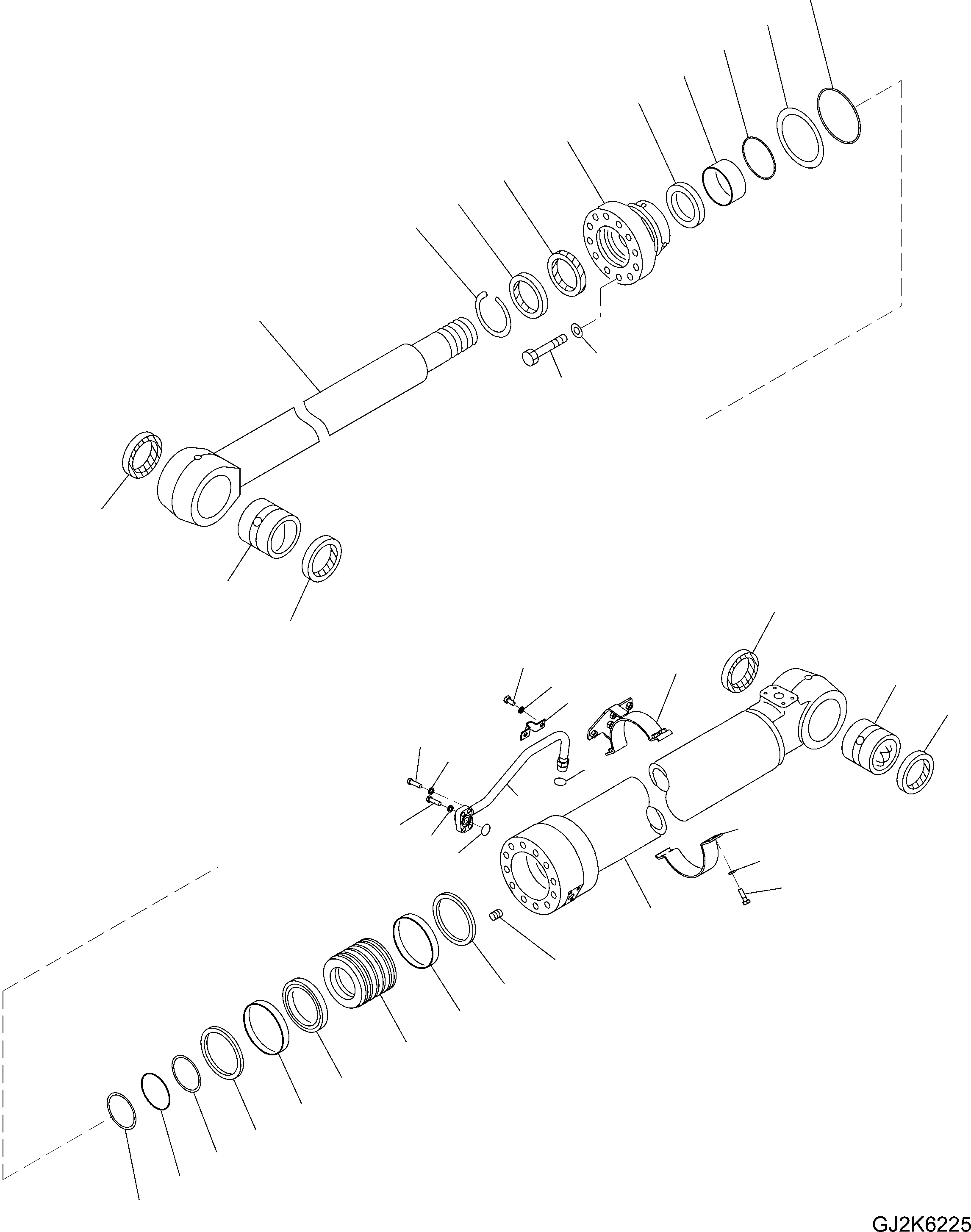 Схема запчастей Komatsu PW148-8 - СТРЕЛА ADJUST ЦИЛИНДР Y ОСНОВН. КОМПОНЕНТЫ И РЕМКОМПЛЕКТЫ