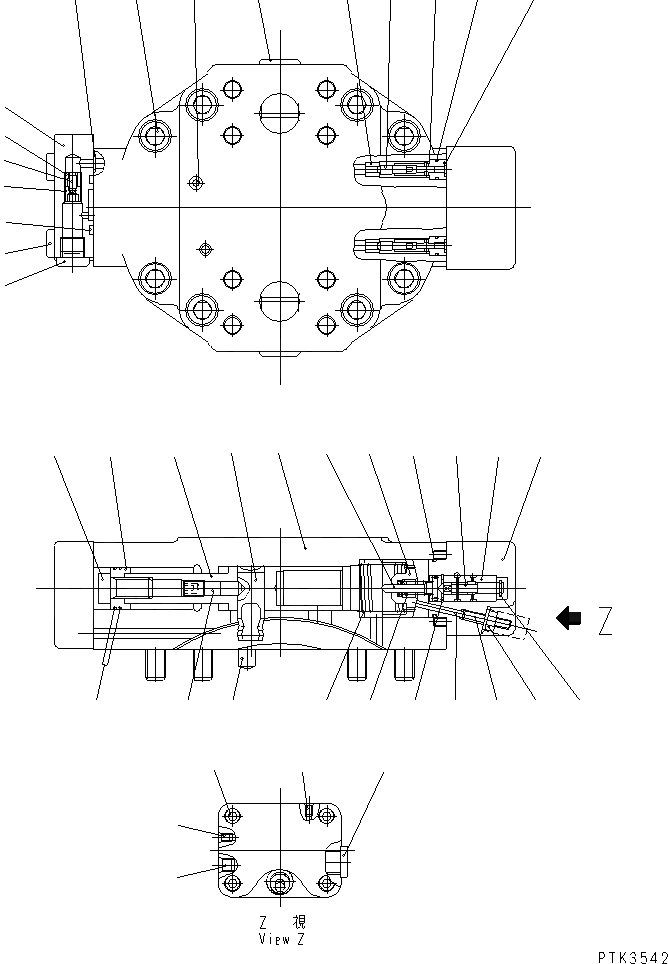 Схема запчастей Komatsu PW150ES-6K - МОТОР ХОДА¤ ЗАДН. (ВНУТР. ЧАСТИ) (/) ( KPH) ОСНОВН. КОМПОНЕНТЫ И РЕМКОМПЛЕКТЫ