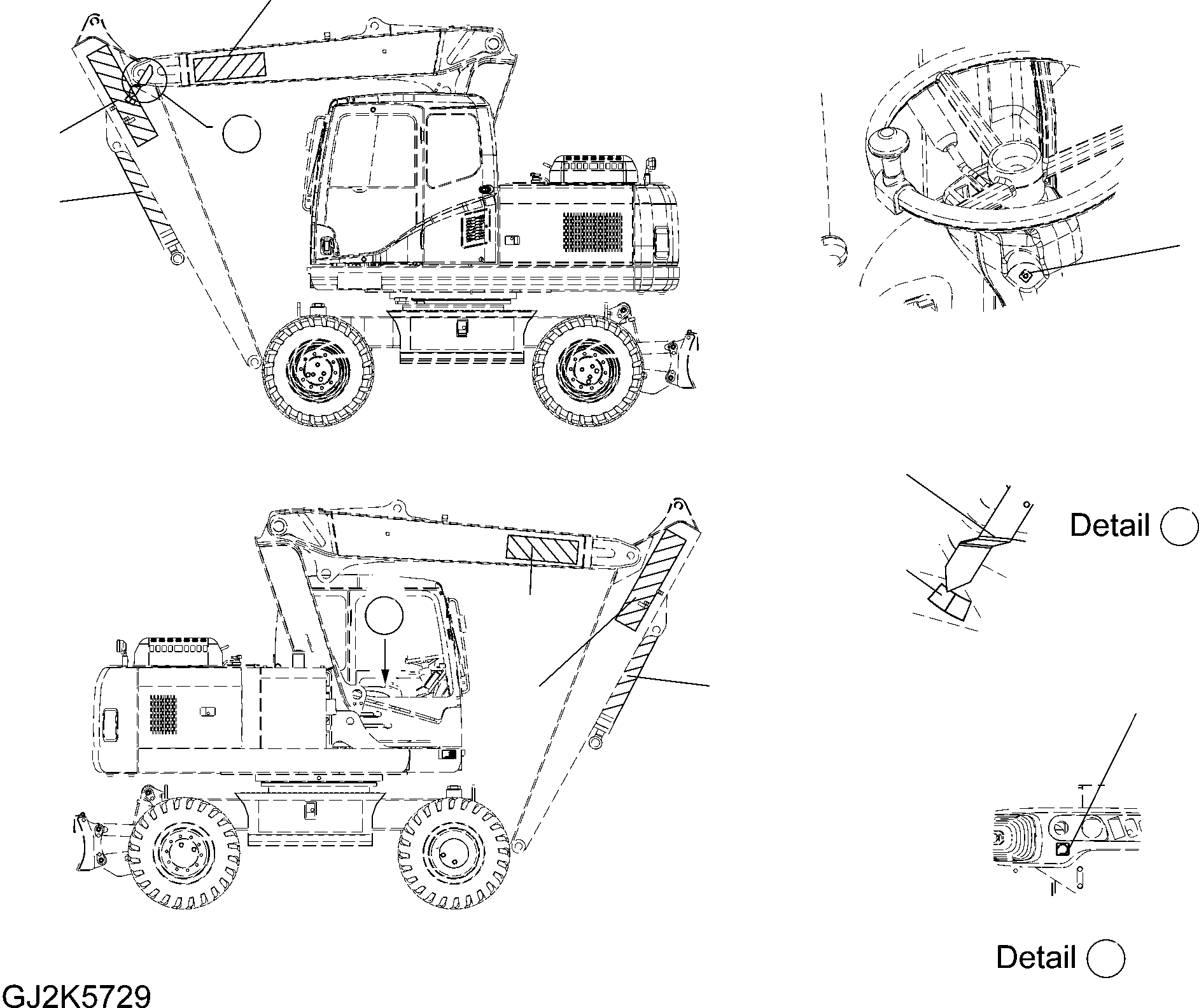 Схема запчастей Komatsu PW160-8 - ДОПОЛН. ТАБЛИЧКИS, ДЛЯ ITALY ДОПОЛН. ТАБЛИЧКИS, ДЛЯ ITALY