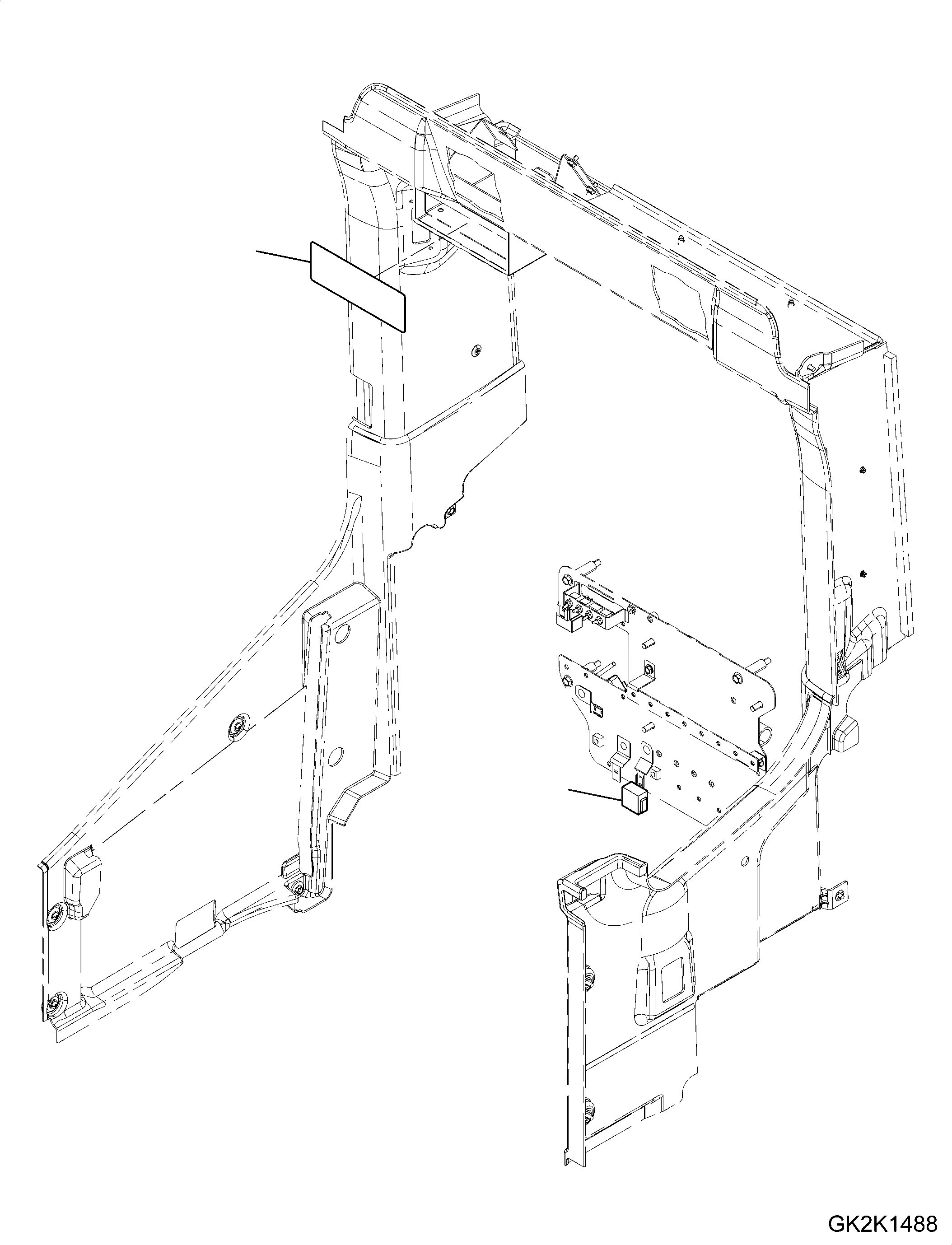 Схема запчастей Komatsu PW180-10 - БЕЗ РАДИО БЕЗ РАДИО