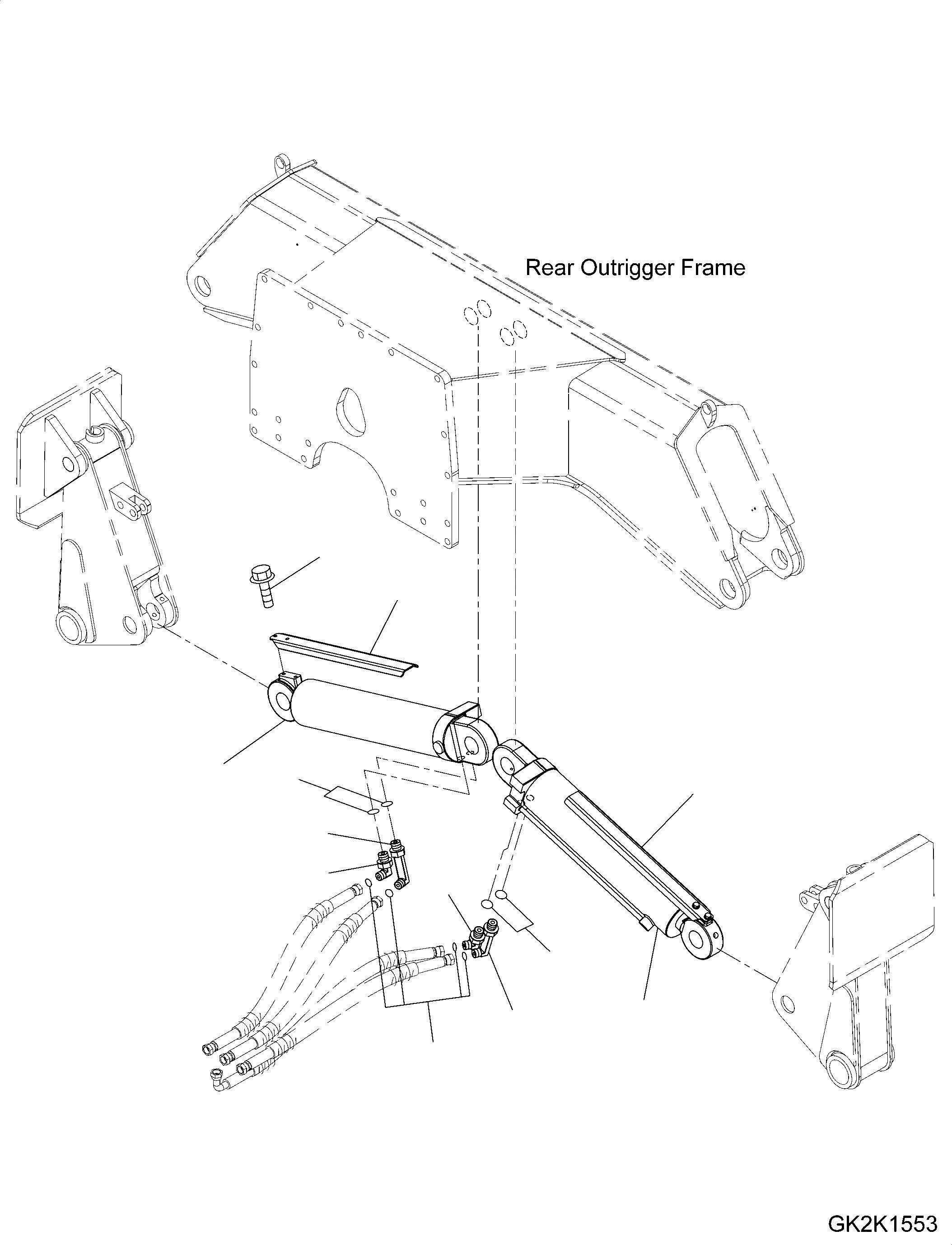 Схема запчастей Komatsu PW180-10 - ЗАДН. ОПОРА, 7MM, ЦИЛИНДР ОПОРЫ ЗАДН. ОПОРА, 7MM