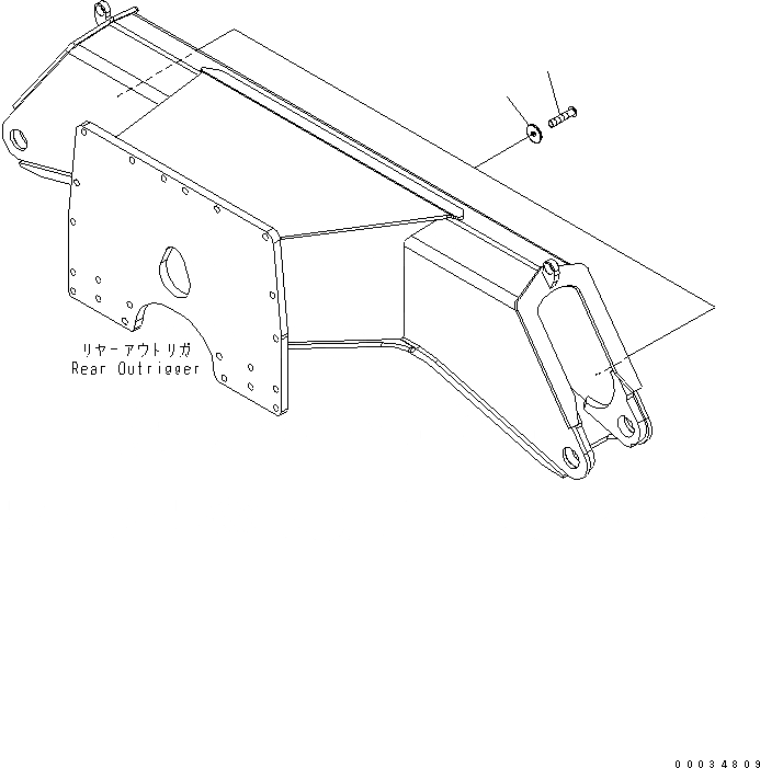 Схема запчастей Komatsu PW180-10 - ЗАДН. ОПОРА, 7MM, REFLECTOR ЗАДН. ОПОРА, 7MM