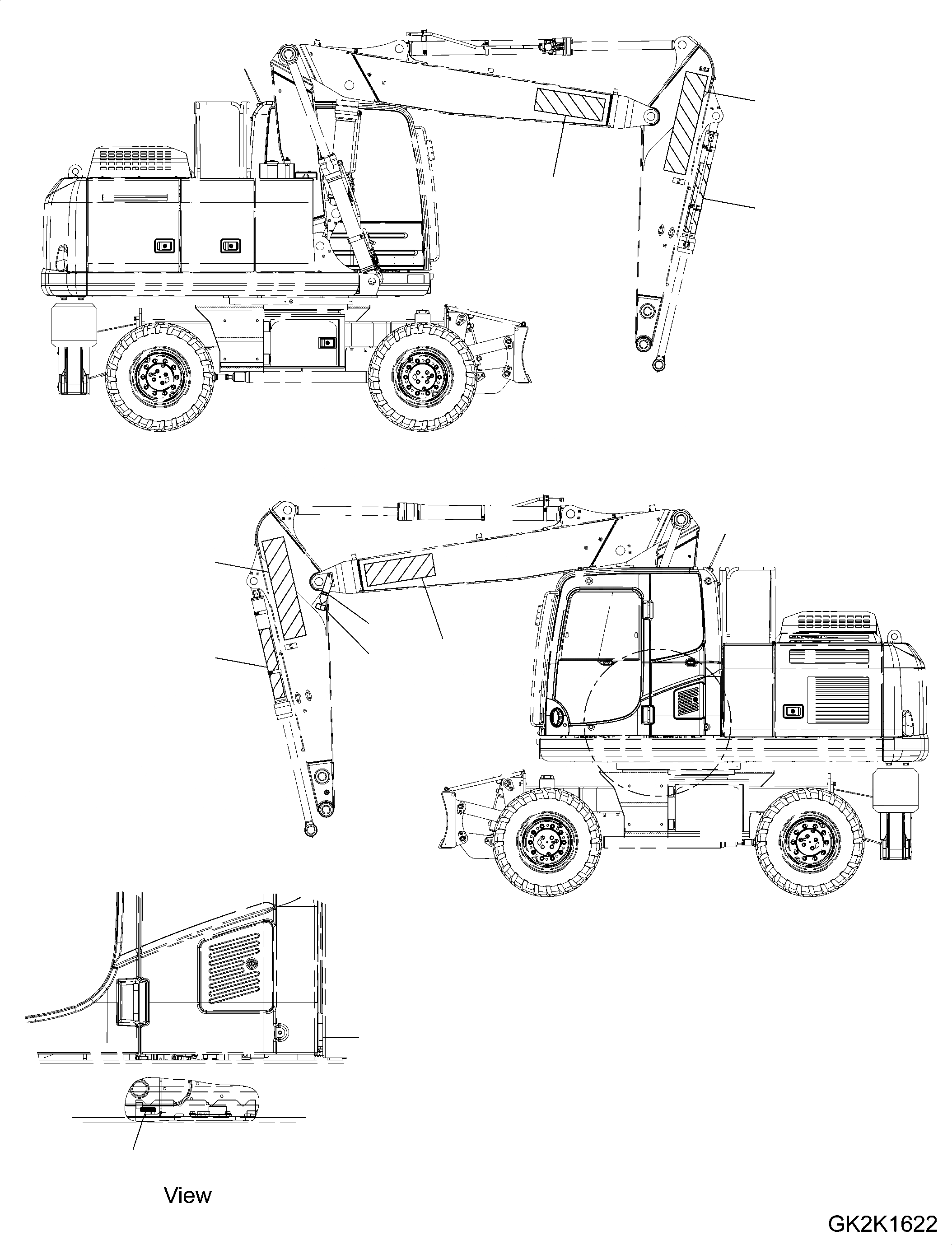 Схема запчастей Komatsu PW180-10 - ДОПОЛН. ТАБЛИЧКИ, ДЛЯ ITALY ДОПОЛН. ТАБЛИЧКИ, ДЛЯ ITALY