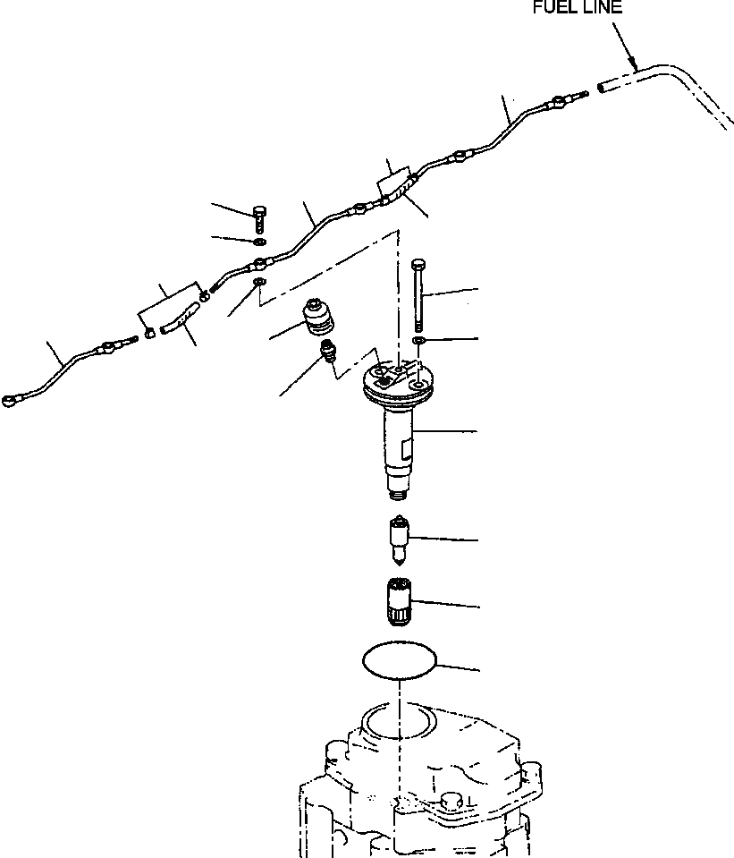 Схема запчастей Komatsu PW400MH-6 - FIG. A-AC ТОПЛИВН. ВПРЫСК ТРУБЫ ДВИГАТЕЛЬ