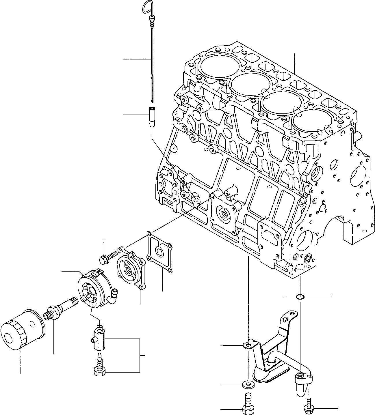 Схема запчастей Komatsu PW95R-2 - СИСТЕМА СМАЗКИ МАСЛ. СИСТЕМА (/) ДВИГАТЕЛЬ