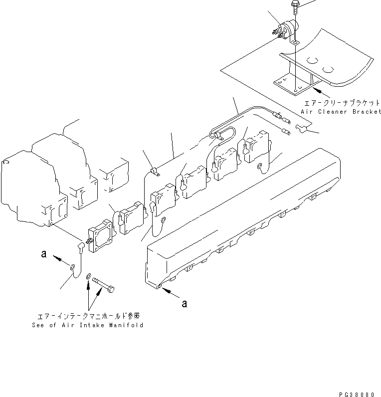 Схема запчастей Komatsu SA6D140-1N-G - ОБОГРЕВАТЕЛЬ. ЭЛЕКТРОПРОВОДКА(№779-) ДВИГАТЕЛЬ