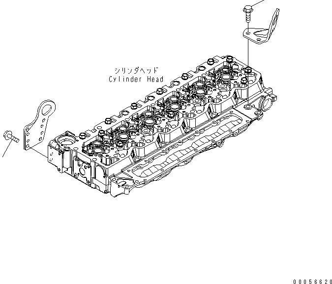 Схема запчастей Komatsu SAA6D107E-1B-W - ПОДЪЕМ КРЕПЛЕНИЕ ДВИГАТЕЛЬ