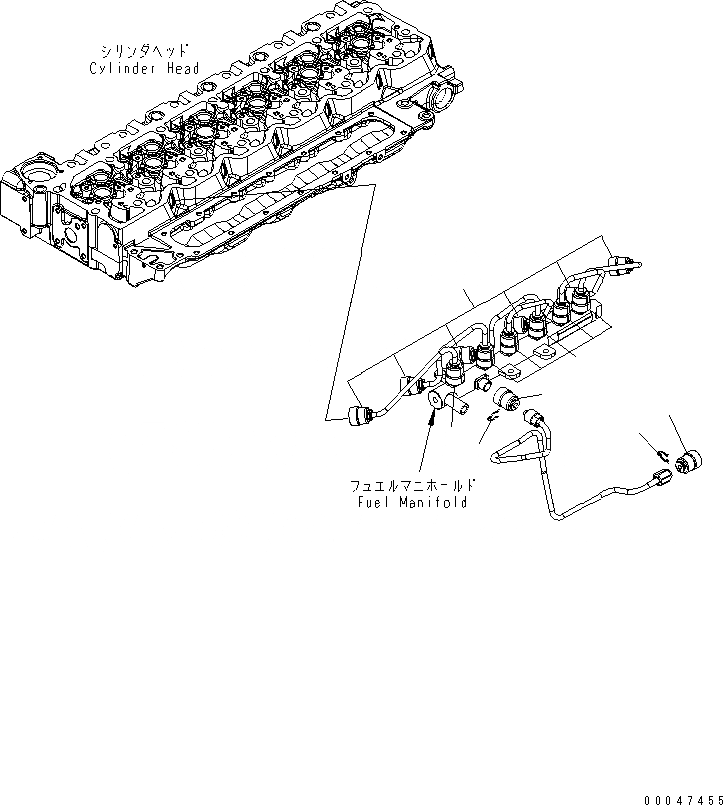 Схема запчастей Komatsu SAA6D107E-1B-W - ТОПЛИВН. СИСТЕМА COVER ДВИГАТЕЛЬ