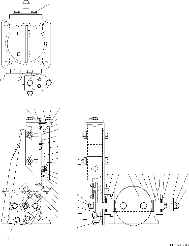 Схема запчастей Komatsu SAA12V140E-3B - ГОРНЫЙ ТОРМОЗ (ВНУТР. ЧАСТИ)(№-) ДВИГАТЕЛЬ