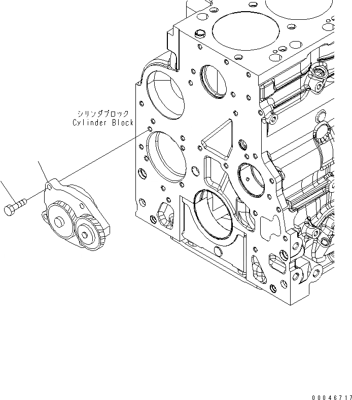 Схема запчастей Komatsu SAA4D107E-1C-W - МАСЛ. НАСОС(№7-) ДВИГАТЕЛЬ