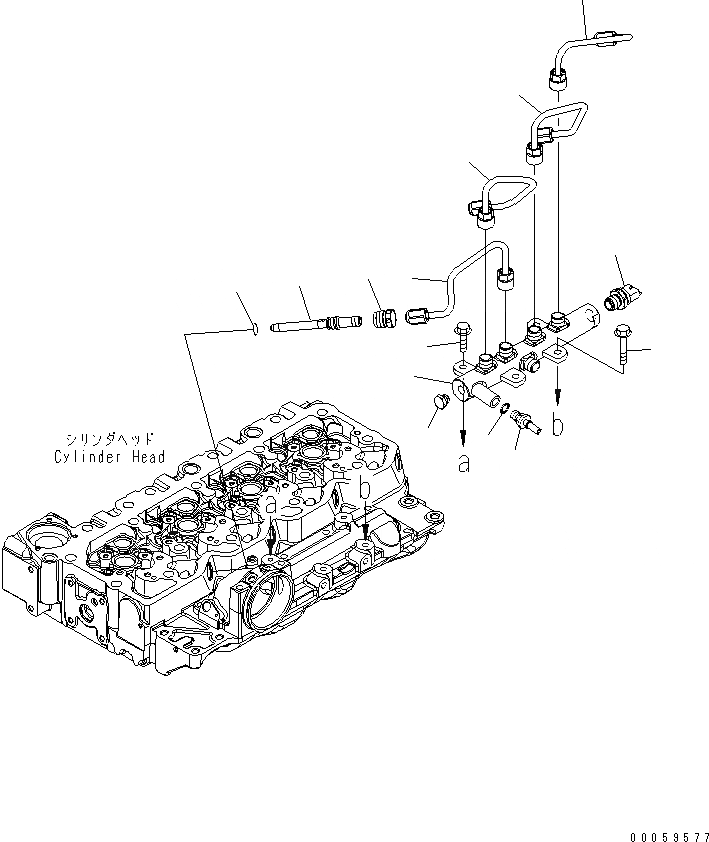 Схема запчастей Komatsu SAA4D107E-1C-W - COMMON RAIL ДВИГАТЕЛЬ