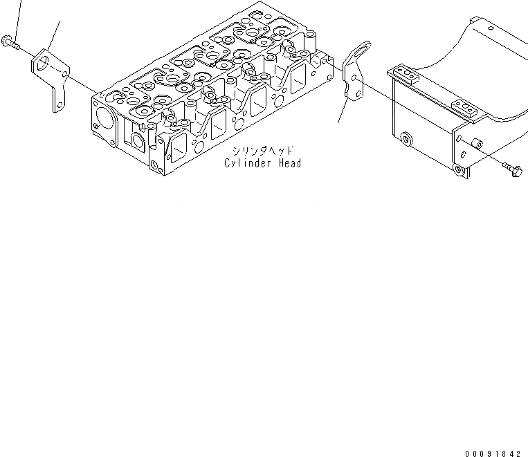 Схема запчастей Komatsu SAA4D95LE-5L-W - ПОДЪЕМ КОРПУС(№-) ДВИГАТЕЛЬ