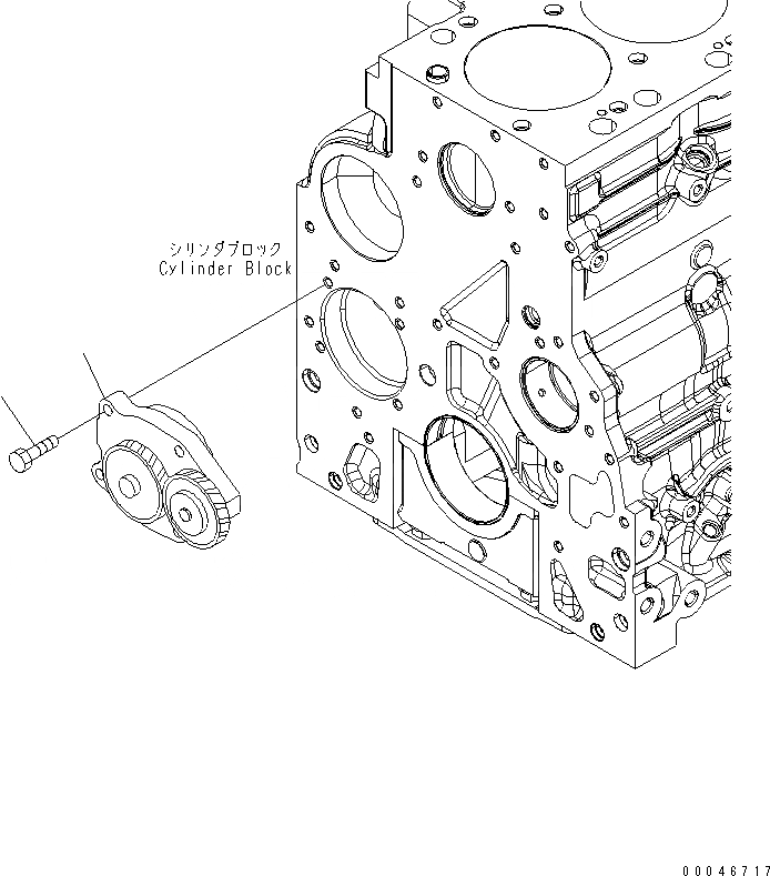 Схема запчастей Komatsu SAA6D107E-1C - СМАЗЫВ. НАСОС ДВИГАТЕЛЬ