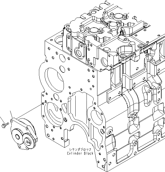 Схема запчастей Komatsu SAA6D114E-3 - СМАЗЫВ. НАСОС ДВИГАТЕЛЬ