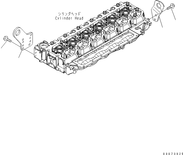 Схема запчастей Komatsu SAA6D107E-1JA - ДВИГАТЕЛЬ ПОДЪЕМ КОРПУС (ДЛЯ ГЕНЕРАТОРА 90А) ДВИГАТЕЛЬ