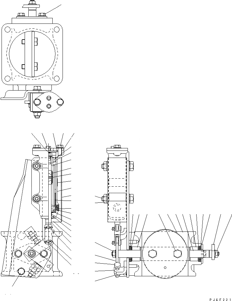 Схема запчастей Komatsu SAA6D125E-3 - ГОРНЫЙ ТОРМОЗ (ВНУТР. ЧАСТИ) ДВИГАТЕЛЬ