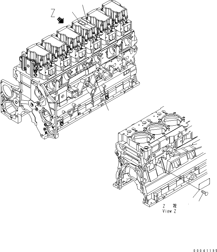 Схема запчастей Komatsu SAA6D140E-5C - ТАБЛИЧКИ ПЛАСТИНА(№8-9) ДВИГАТЕЛЬ