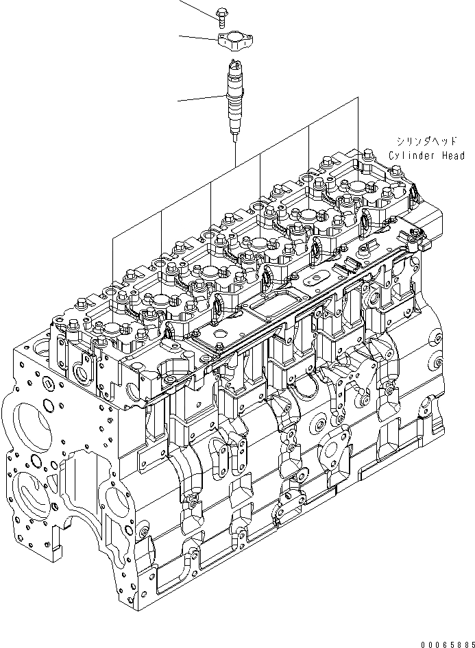 Схема запчастей Komatsu SAA6D114E-3A - ТОПЛИВН. ВПРЫСК ДВИГАТЕЛЬ