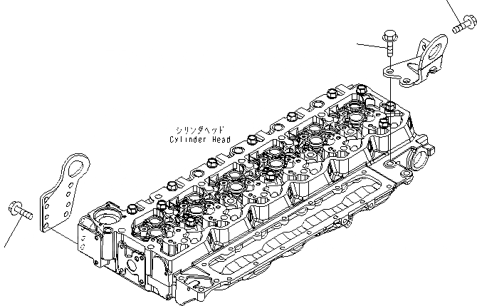 Схема запчастей Komatsu SAA6D107E-1F-W - ПОДЪЕМ КРЕПЛЕНИЕ ДВИГАТЕЛЬ