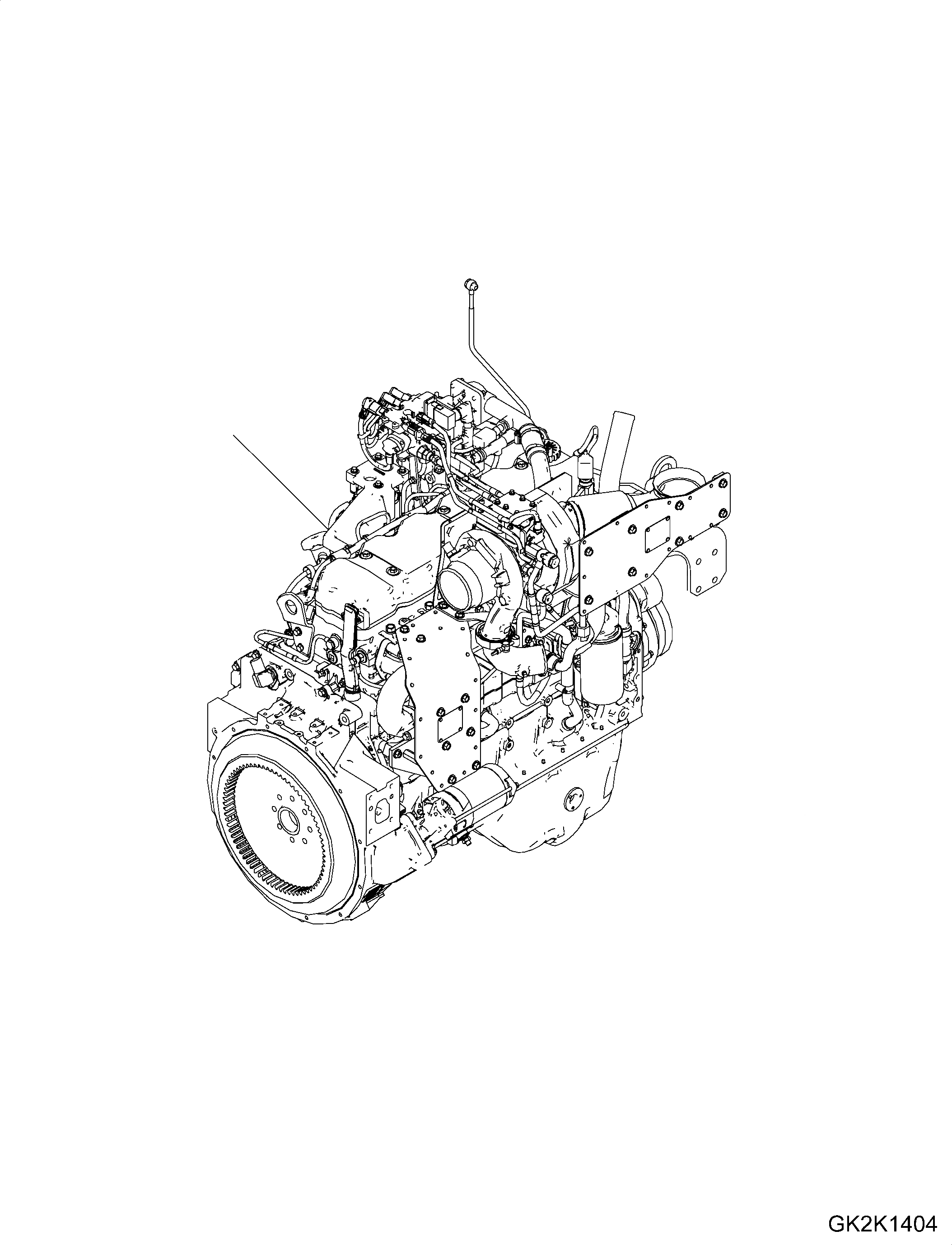 Схема запчастей Komatsu SAA6D107E-2C - ДВИГАТЕЛЬ ДВИГАТЕЛЬ