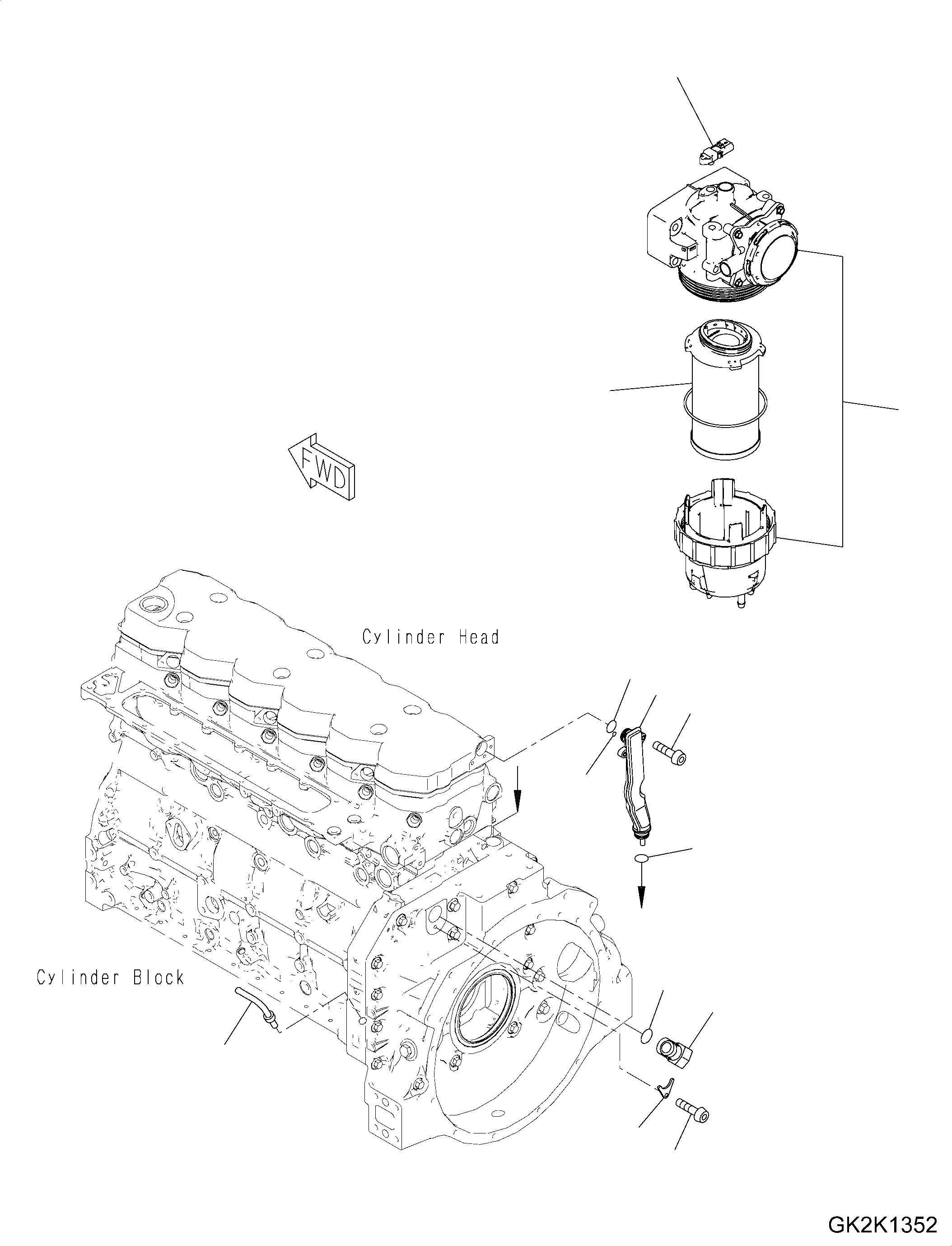 Схема запчастей Komatsu SAA6D107E-2C - САПУН И ШЛАНГИ, KOMATSU ЗАКРЫТ.D CRANKКОРПУС ВЕНТИЛЯТОРILATION (KCCV) САПУН И ШЛАНГИ, KOMATSU ЗАКРЫТ.D CRANKКОРПУС ВЕНТИЛЯТОРILATION (KCCV)