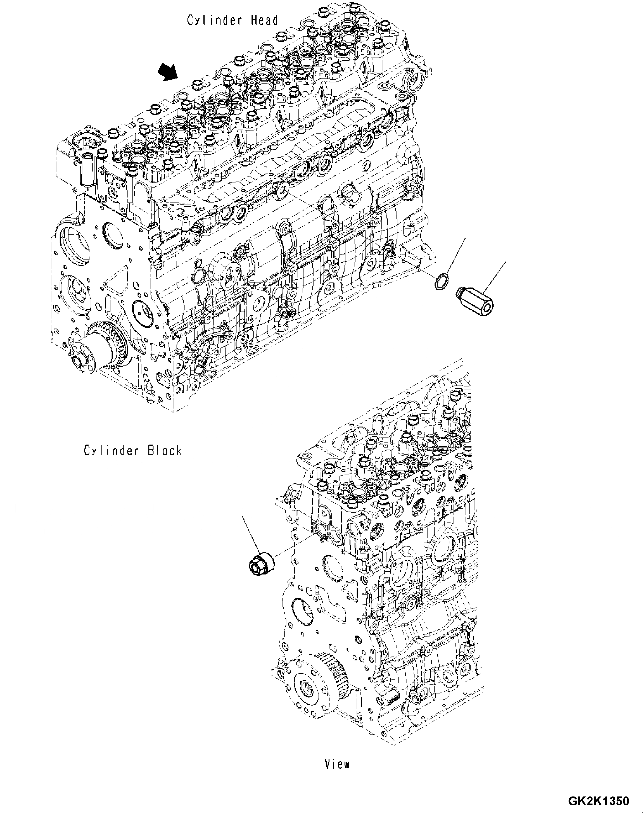 Схема запчастей Komatsu SAA6D107E-2C - ХЛАДАГЕНТ АДАПТЕР ХЛАДАГЕНТ АДАПТЕР