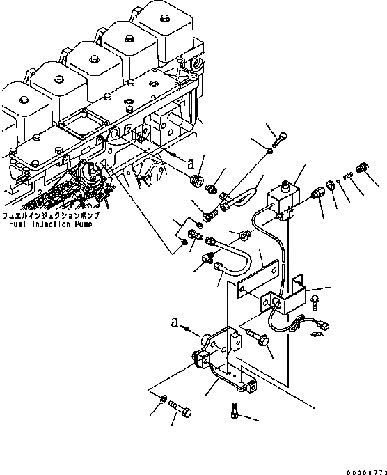 Схема запчастей Komatsu Engine SAA6D102E-22A-8 - ТРУБКА (ФОРСИР.) ДВИГАТЕЛЬ