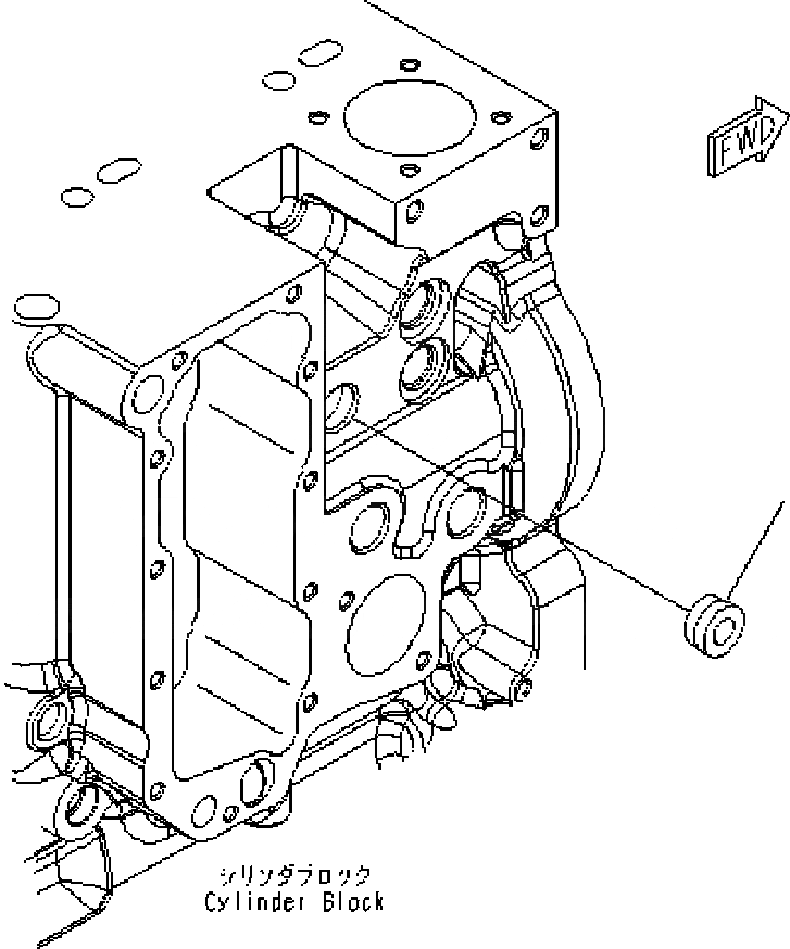 Схема запчастей Komatsu Engine SAA6D114E-2BB-VH - ПОДОГРЕВАТЕЛЬ ХЛАДАГЕНТА ЗАГЛУШКА (№89-) ДВИГАТЕЛЬ
