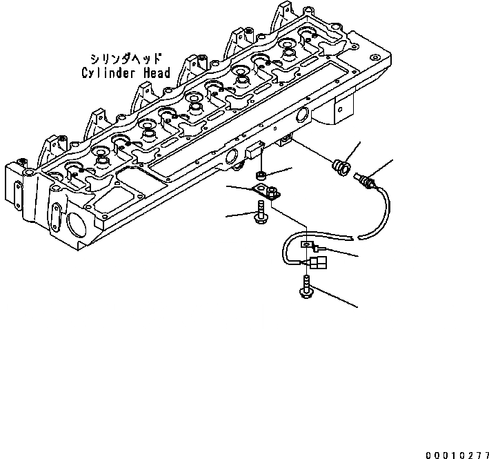 Схема запчастей Komatsu Engine SAA6D114E-2BB-VH - ДАТЧИК ТЕМПЕРАТУРЫ ВОДЫ (№89-) ДВИГАТЕЛЬ