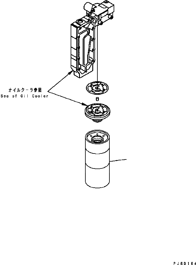 Схема запчастей Komatsu Engine SAA6D114E-2BB-VH - МАСЛ. ФИЛЬТР {№87-) ДВИГАТЕЛЬ