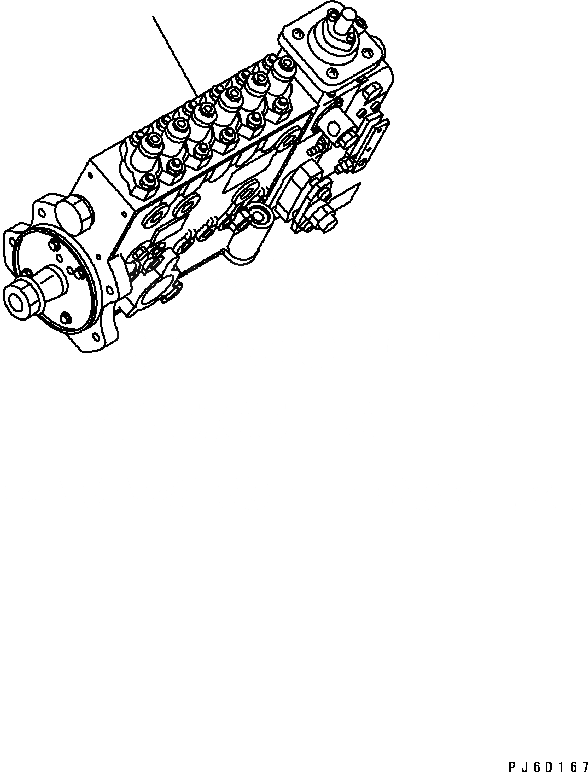 Схема запчастей Komatsu Engine SAA6D114E-2BB-VH - ТОПЛ. НАСОС (№89-) ДВИГАТЕЛЬ
