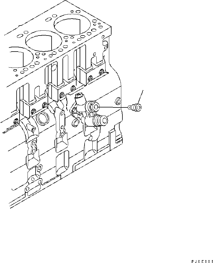 Схема запчастей Komatsu Engine SAA6D114E-2BB-VH - ТОПЛИВН. ВХОДН. СОЕД-Е (№878-89) ДВИГАТЕЛЬ
