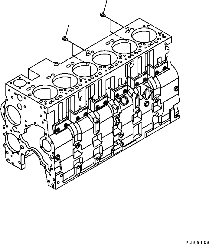 Схема запчастей Komatsu Engine SAA6D114E-2BB-VH - ЗАГЛУШКА (АНТИКОРРОЗ. ЭЛЕМЕНТ) (№8-88) ДВИГАТЕЛЬ