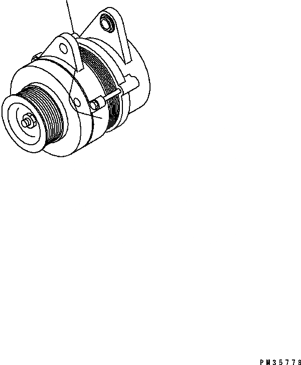 Схема запчастей Komatsu Engine SAA6D114E-2BB-VH - ГЕНЕРАТОР (A) (№8-) ДВИГАТЕЛЬ
