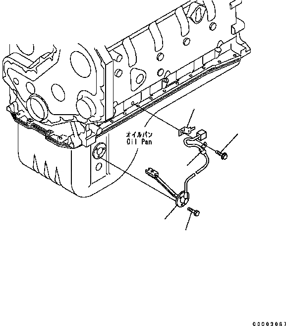 Схема запчастей Komatsu SAA6D102E-2 - ДАТЧИК УРОВНЯ ЖИДКОСТИ ДВИГАТЕЛЬ