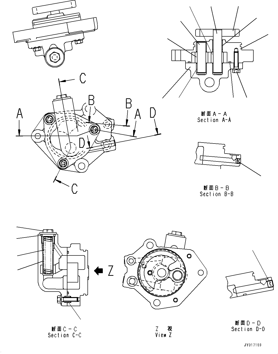 Схема запчастей Komatsu SAA6D125E-6A - ВЫПУСКН. GAS RE-CIRCULATION (EGR) КЛАПАН, ВНУТР. ЧАСТИ, EGR МАСЛ. НАСОС ВЫПУСКН. GAS RE-CIRCULATION (EGR) КЛАПАН