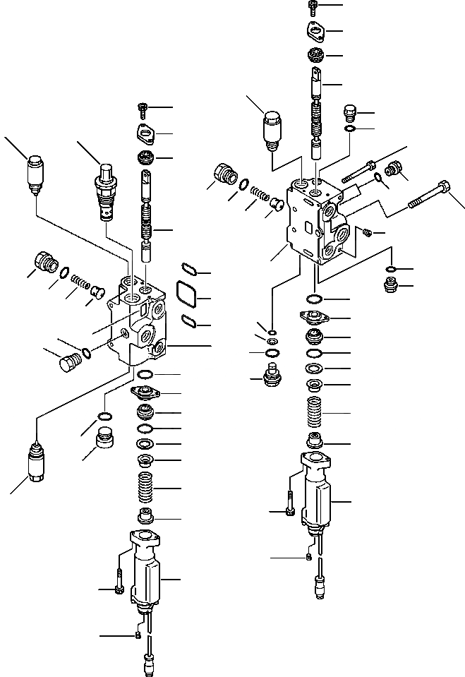 Схема запчастей Komatsu WA120-1LC - 2-Х СЕКЦИОНН. УПРАВЛЯЮЩ. КЛАПАН УПРАВЛ-Е РАБОЧИМ ОБОРУДОВАНИЕМ