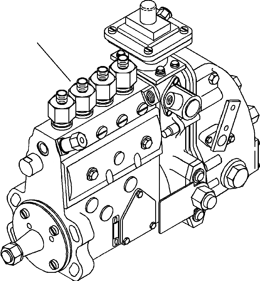 Схема запчастей Komatsu WA120-3L - ТОПЛИВН. НАСОС ДВИГАТЕЛЬ