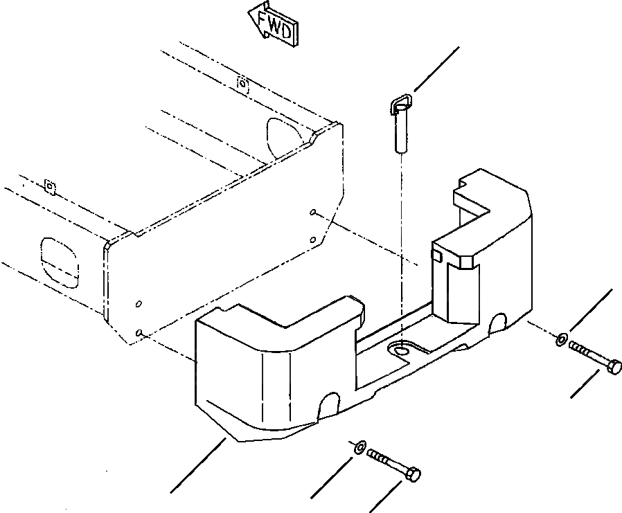 Схема запчастей Komatsu WA120-3L - FIG NO. M-A ПРОТИВОВЕС ЧАСТИ КОРПУСА