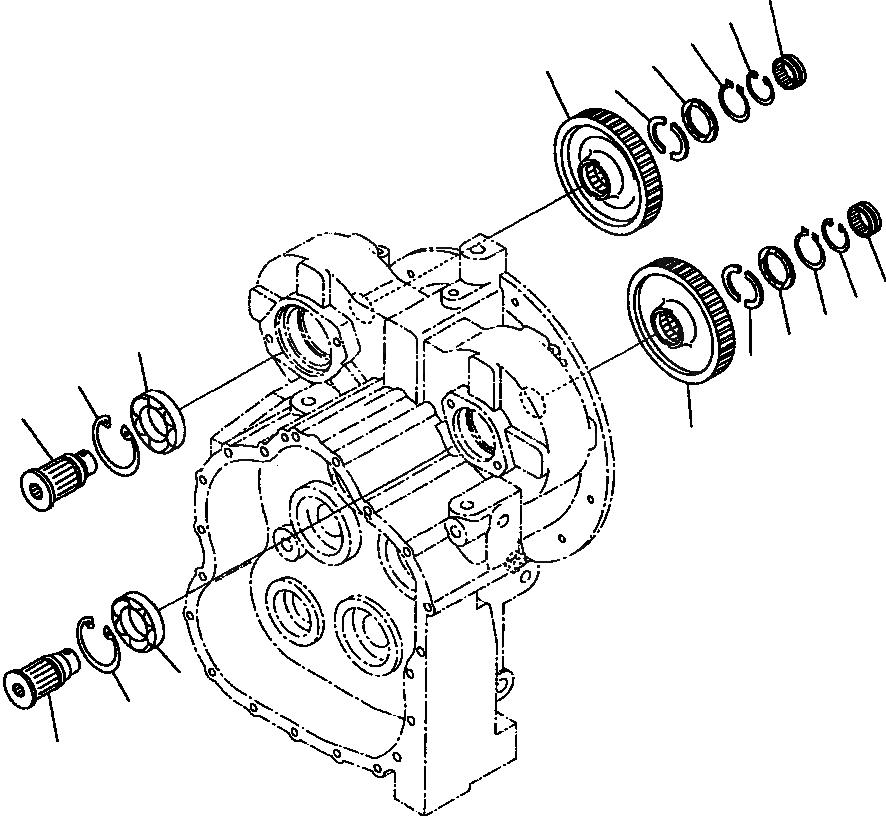 Схема запчастей Komatsu WA120-3MC - FIG. F-8A ТРАНСМИССИЯ - МЕХ-М ОТБОРА МОЩН-ТИ СИЛОВАЯ ПЕРЕДАЧА И КОНЕЧНАЯ ПЕРЕДАЧА