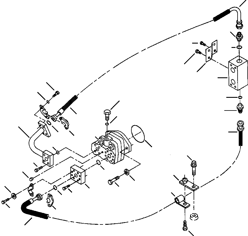 Схема запчастей Komatsu WA120-3MC - FIG. H-A GROUND ПРИВОДN РУЛЕВ. УПРАВЛЕНИЕ - НАСОС - КОЛЛЕКТОР ГИДРАВЛИКА