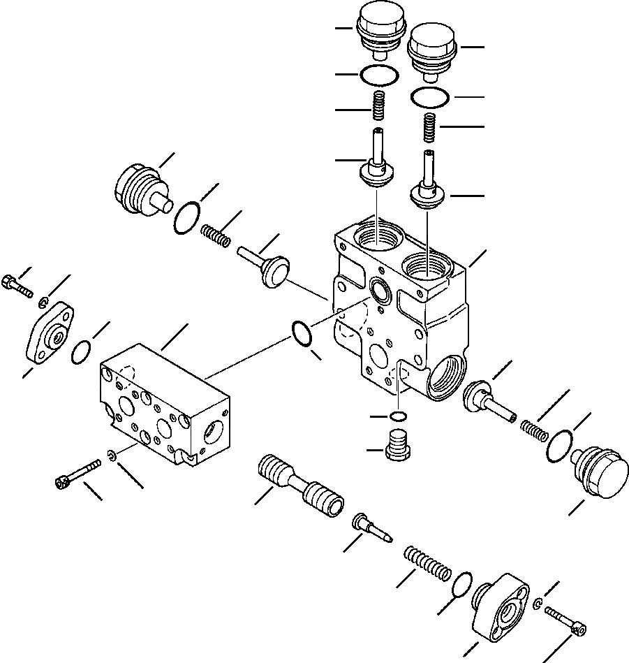Схема запчастей Komatsu WA120-3MC - FIG. H-A GROUND ПРИВОДN РУЛЕВ. УПРАВЛЕНИЕ - ПЕРЕПУСКН. КЛАПАН ГИДРАВЛИКА